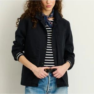 Alex Mill Britt Work Jacket in Washed black